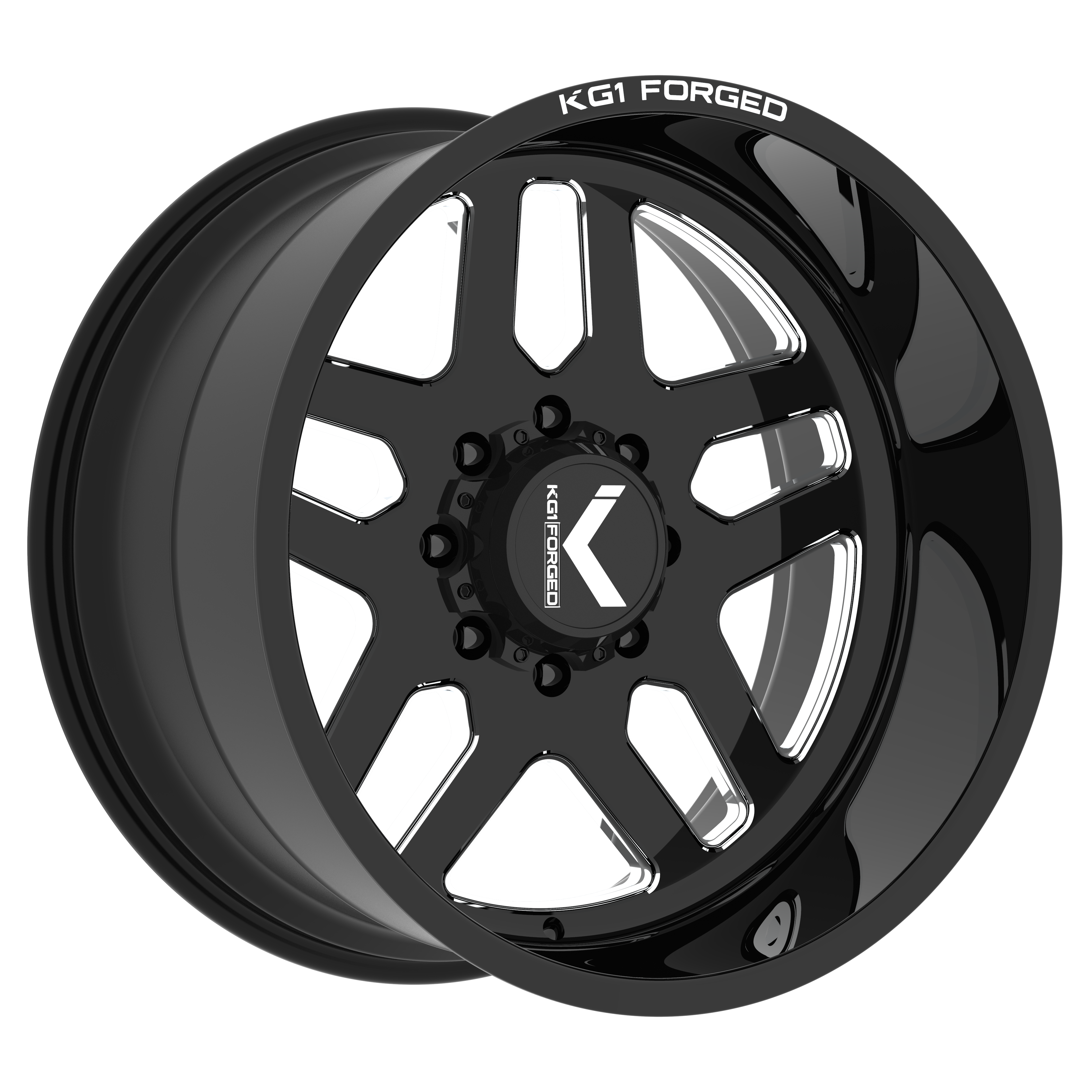 KG1 Forged Pilot Gloss Black 22X12
