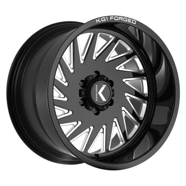 KG1 Forged Outburst Gloss Black Milled 22X12