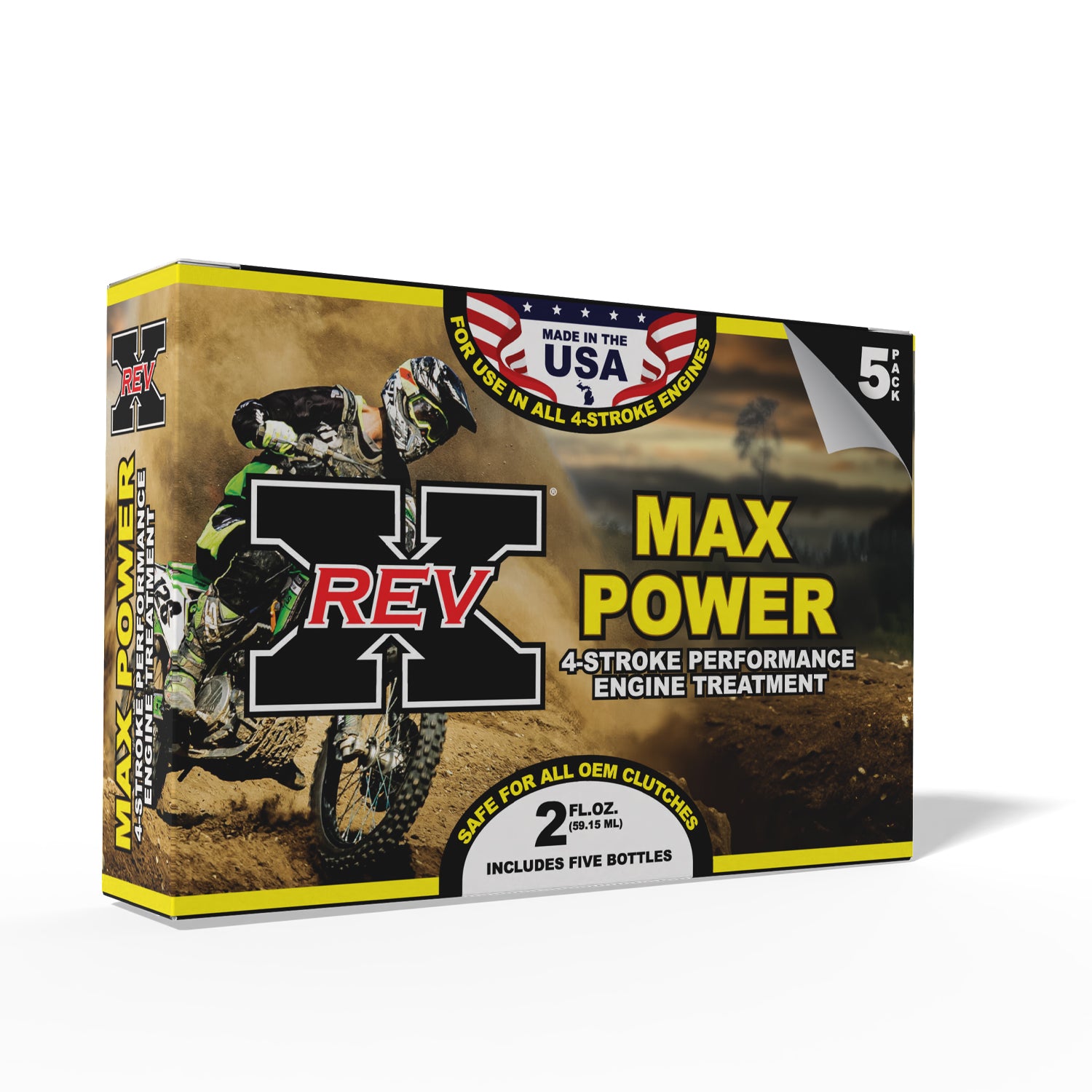 REV-X Max Power 4-Stroke Engine Treatment