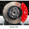 MGP Red Caliper Covers Front & Rear Set For 2011-2023 Dodge Challenger - Cursive