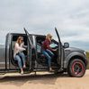 N-Fab Nerf Step - W2W w/Bed Acs (3 Stps) - 99-16 F250/350/450/550 8' Crew - TX Blk F99115CC-6-TX