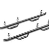 N-Fab Nerf Step - Cab Len(2Stps)-19(NewBody)-26 Silv/Sierra 1500/20-26HD Crew-GlossBlk C1980CC