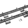 N-Fab RKR Step Sys - Cab Len (2 Stp Mnts/2 Stps) - 19-26 Ram 2500/3500 Crew - TX Blk D204RKRCCS4