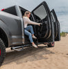 N-Fab Nerf Step - W2W w/Bed Acs (3 Stps) - 15-26 F150 6'7" SuperCrew - TX Blk F15107CC-6-TX
