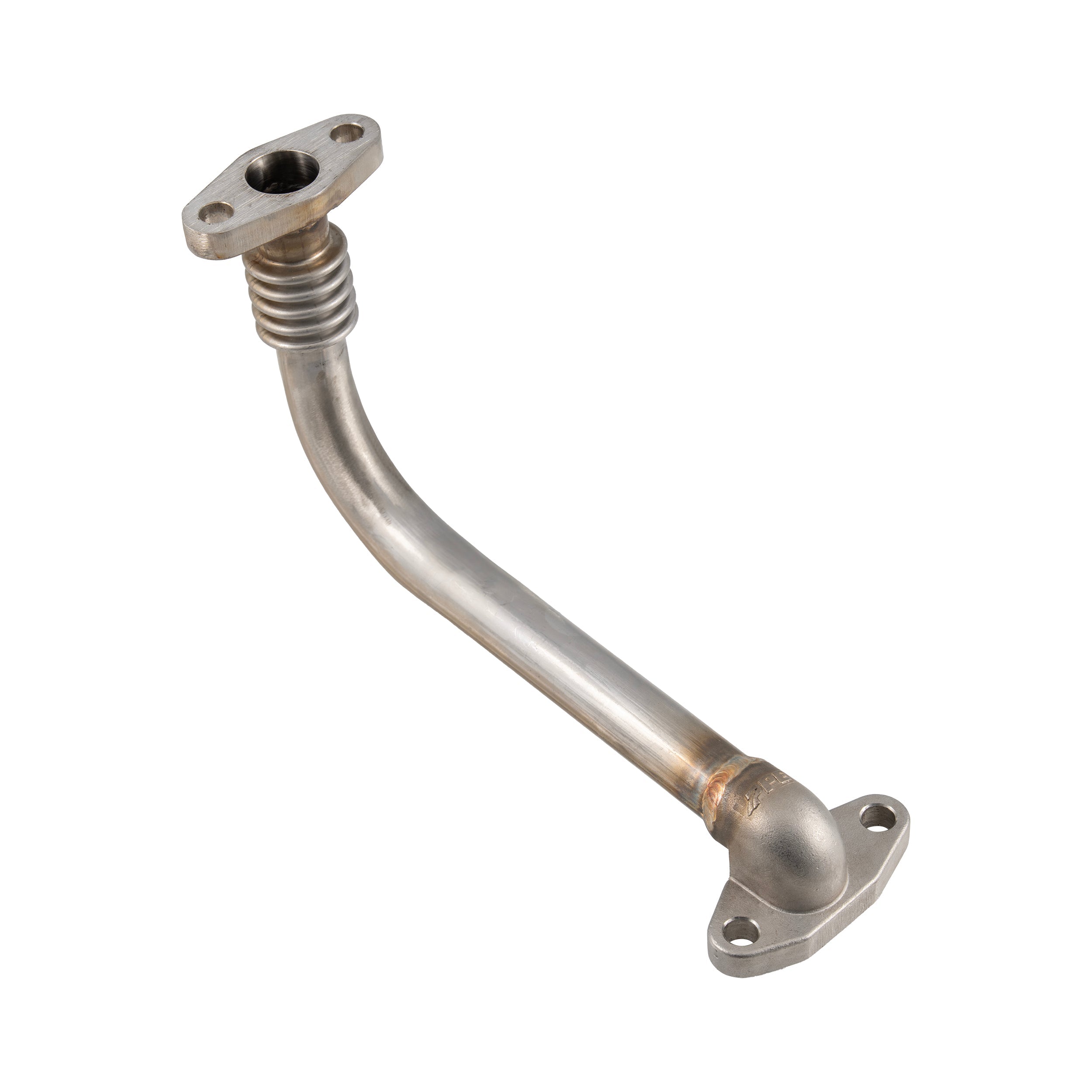 PPE 304 Stainless Turbo Oil Return Pipe For 2004.5-2010 Chevy Silverado 2500/3500 and GMC Sierra 2500/3500 6.6L Duramax LLY LBZ LMM