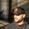 Leather Patch Wrench & Shield Hat