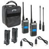 Rugged Radios Adventure Pack Dual Grey GMR2 PLUS GMRS/FRS 2-Way Handheld Radios w/ XL Batteries & Long-Range Antennas
