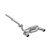 MBRP Armor Lite 3 Inch Cat-Back Dual Exhaust 4.5 Inch Tips For 16-18 Ford Focus RS 2.3L