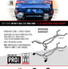 MBRP Armor Pro 3 Inch Cat-Back Dual Exhaust For 17-22 Infiniti Q60 3.0L RWD/AWD
