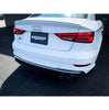 MBRP Armor Pro 3 Inch Cat-Back Quad Exit Exhaust For 15–20 Audi S3 2.0L T304 SS