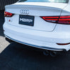 MBRP Armor Pro 3in CatBack Exhaust w/ CF Tips For 15–20 Audi S3 3.0L RWD/AWD T304