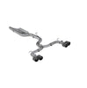 MBRP Armor Pro 3 Inch Cat-Back Quad Rear 4 Inch CF Tips For 15-19 VW Golf R MK7/MK7.5