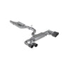 MBRP Armor Pro Cat-Back Exhaust w/ 4" Quad CF Tips For 2015-2019 Volkswagen Golf R 2.0L