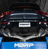 MBRP Armor Pro 3 Inch Cat-Back Quad Exhaust CF Tips For 22-25 Volkswagen Golf R 2.0L
