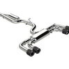 MBRP Armor Pro 3 Inch Cat-Back Exhaust w/ 4.5 Inch CF Tips For 22–25 VW Golf R 2.0L MK8