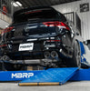 MBRP Armor Pro 3 Inch Cat-Back Exhaust w/ 4.5 Inch CF Tips For 22–25 VW Golf R 2.0L MK8