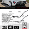 MBRP Armor Lite 2.5 Inch Cat-Back Exhaust For 13–18 Hyundai Veloster Turbo 1.6L