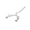 MBRP Armor Pro 3 Inch Cat-Back Dual Split Rear Quad 4 Inch Tip For 22-25 Subaru WRX 2.4L