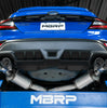 MBRP Armor Pro 3 Inch Cat-Back Dual Split Rear Quad 4 Inch Tip For 22-25 Subaru WRX 2.4L