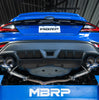 MBRP Armor Pro 2.5 Inch Axle-Back Exhaust 4 Inch Quad CF Tips For 22-25 Subaru WRX 2.4L
