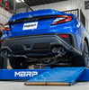 MBRP Armor Pro 2.5 Inch Axle-Back Exhaust 4 Inch Quad CF Tips For 22-25 Subaru WRX 2.4L