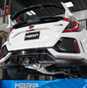 MBRP Armor Pro 3 Inch Cat-Back Triple Exit Exhaust For 17-22 Honda Civic Type R 2.0L