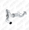 MBRP 3 1/2 Inch Cat Back Exhaust System Single Side w/ 4" Tip For 2007-2010 Silverado 2500HD 6.0L Extended Cab/Crew Cab Short Bed T409 Stainless Steel S5078409