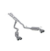 MBRP Armor Lite 2.5" Cat-Back Exhaust 4" Quad Tips For 20–25 Ford Explorer ST