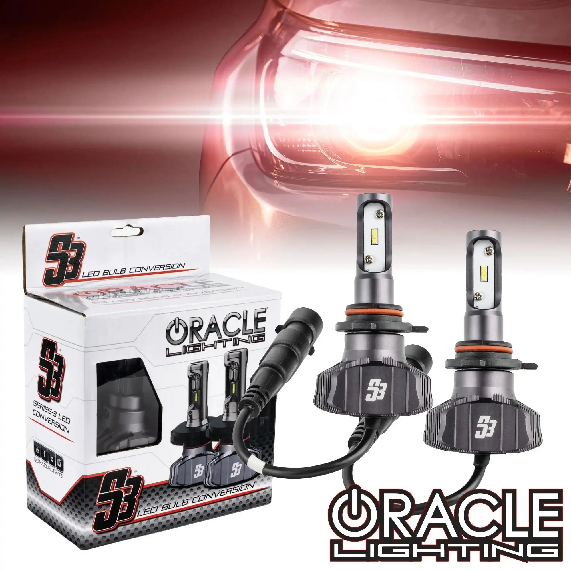 Oracle Lighting 9012 S3 LED Headlight Bulb Conversion Kit 6000K - High/Low Beam (Projector)