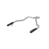 MBRP Armor BLK 3" Axle-Back Turndown For 2022-2026 F-150 Raptor 3.5L/F-150 Raptor R 5.2L