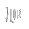 MBRP Armor Lite 2.5" Cat-Back Race Exhaust For 07–11 Jeep Wrangler JK 3.8L V6
