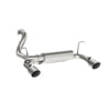MBRP Armor Lite 2.5 Inch Axle-Back Dual Rear Exhaust For 18–25 Jeep Wrangler JL 3.6L