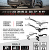 MBRP Armor BLK 3" Axle-Back Dual Exit Exhaust For 16–24 Chevy Camaro SS Non-NPP