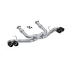 MBRP Armor Pro 3in Cat-Back Exhaust w/ 4.5" CF Tips For 20–25 Chevy Corvette C8