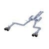 MBRP Armor Lite 2.5in Cat-Back Exhaust Quad Tip For 15–21 Dodge Challenger 3.6L V6