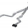MBRP 3" Cat-Back Exhaust CF Quad Tips For 15-23 Dodge Challenger 5.7/6.2L/6.4L