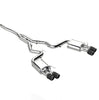 MBRP Armor Pro 3 Inch Cat-Back Quad Active Exhaust CF Tips For 18-23 Ford Mustang 2.3L