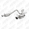 MBRP Dual Mufflers Cat Back Exhaust System Dual Split Rear Street Version T304 Stainless Steel 4 Inch Tips For 2005-2010 Mustang GT/GT500