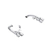 MBRP 2.5" Stainless Steel Dual Split W/ Quad Tips For 2024-2025 Ford Mustang GT 5.0L