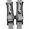 PRP 4.3 Silver 4-Point Adjustable Latch & Link UTV Harness with 3" Belts & Sewn-In Pads