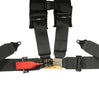 PRP 4.3 Silver 4-Point Adjustable Latch & Link UTV Harness with 3" Belts & Sewn-In Pads