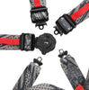 PRP 5.2 New Glory 5-Point Adjustable Cam-Lock UTV Harness with 2" Belts & Removable Pads