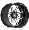 KG1 Forged Scuffle Gloss Black Milled 26X16