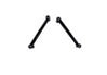 Superlift Fixed Length Lower Ctrl Arms - Pair 5073