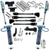 Superlift 4" King Ed 4-Link Lift Kit-17-22 F250/350 4WD w King Frt Clvrs & Res Rr Shcks K166KG