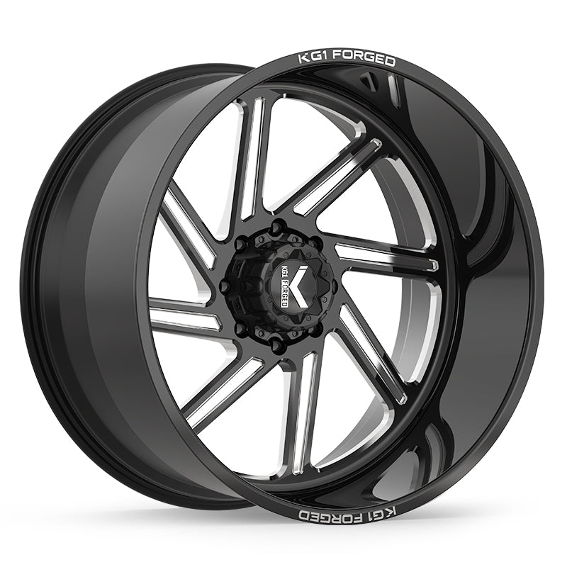 KG1 Forged Spool Gloss Black Milled 26X16