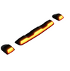 Recon Amber LED Cab Light Kit w/ Smoked Lenses For 2020-2024 GMC/Chevy 2500/3500