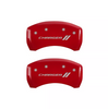 MGP Red Caliper Covers Front & Rear Set For 2011-2023 Dodge Charger