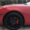 MGP Red Caliper Covers Front & Rear Set For 2010-2015 Chevrolet Camaro V6