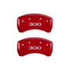MGP Red Caliper Covers Front & Rear Set For 2005-2010 Chrysler 300 AWD RWD